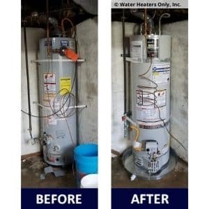 New Bradford White water heater installation